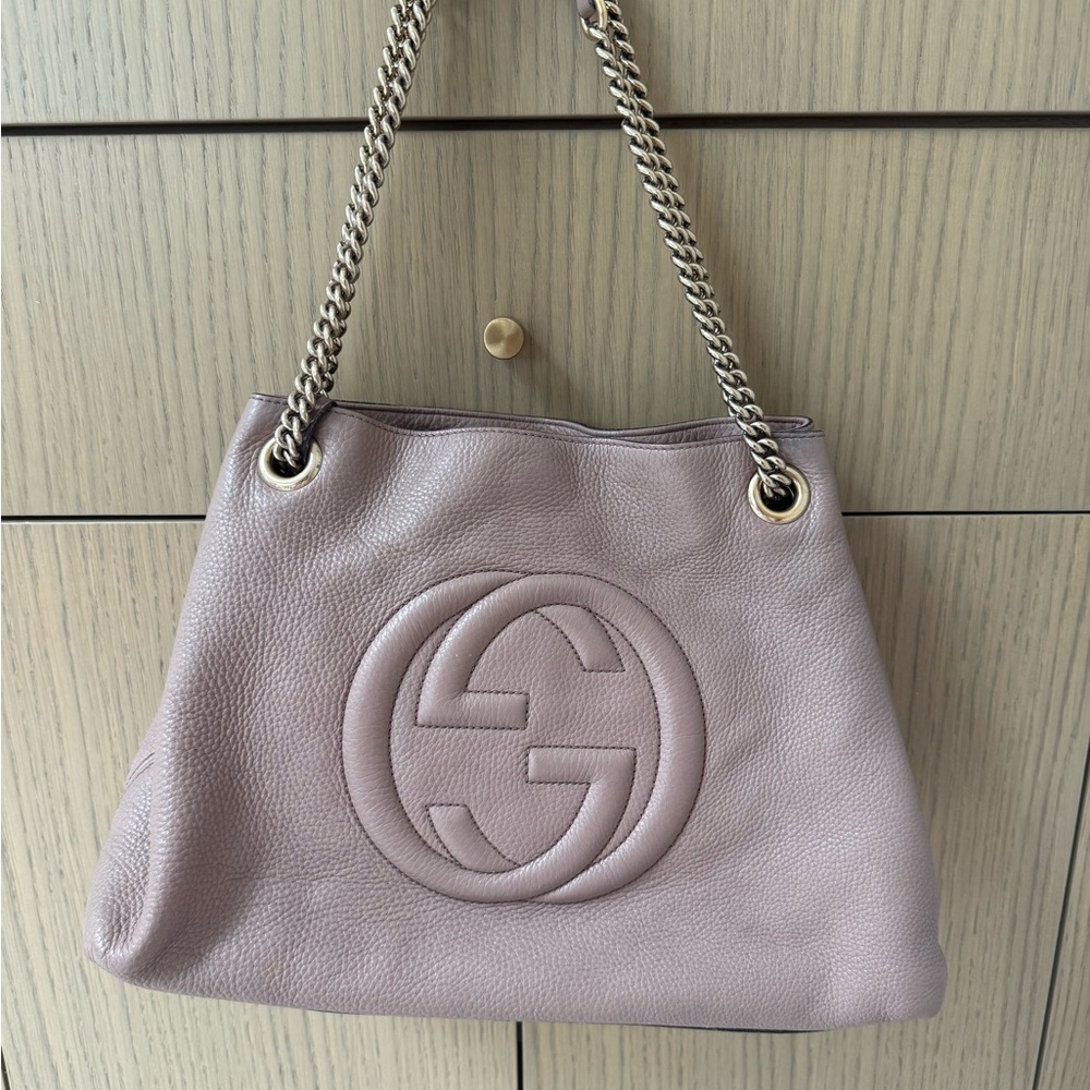 Gucci Soho Interlocking G Leather 2way Bag